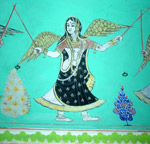 indian wall paintings from ratlam