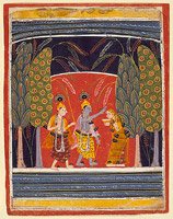 Miniature painting from Malwa School of art