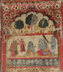 Wall paintings from Bundelkhand